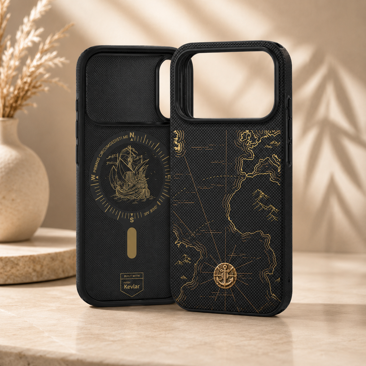 Benks ArmorEdge Case built with Kevlar Case for iPhone 17/18 Pro & Pro Max - iPhone 17 Pro Max / 18 Pro Max - Black