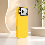 KZDOO MAG NOBLE PU Leather Case For iPhone 17 Pro Max (Yellow)
