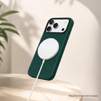 KZDOO MAG NOBLE PU Leather Case For iPhone 17 Pro Max (Green)
