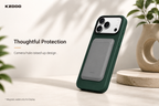 KZDOO MAG NOBLE PU Leather Case For iPhone 17 Pro Max (Green)