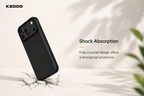 KZDOO MAG NOBLE PU Leather Case For iPhone 17 Pro Max (Black)