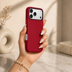 KZDOO MAG NOBLE PU Leather Case For iPhone 17 Pro Max (Red)