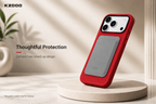 KZDOO MAG NOBLE PU Leather Case For iPhone 17 Pro Max (Red)