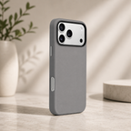 KZDOO MAG NOBLE PU Leather Case For iPhone 17 Pro Max (Grey)