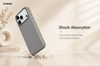 KZDOO MAG NOBLE PU Leather Case For iPhone 17 Pro Max (Grey)