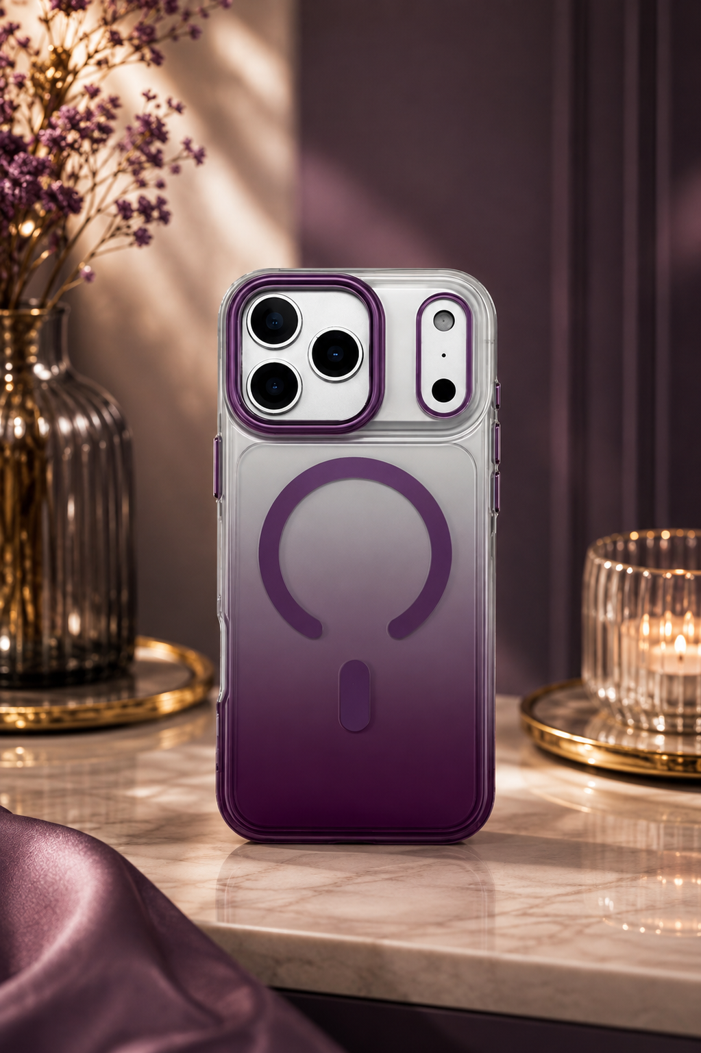Santa Barbara Polo AUGUS Series Case For iPhone 17 Pro Max / 18 Pro Max (Purple)