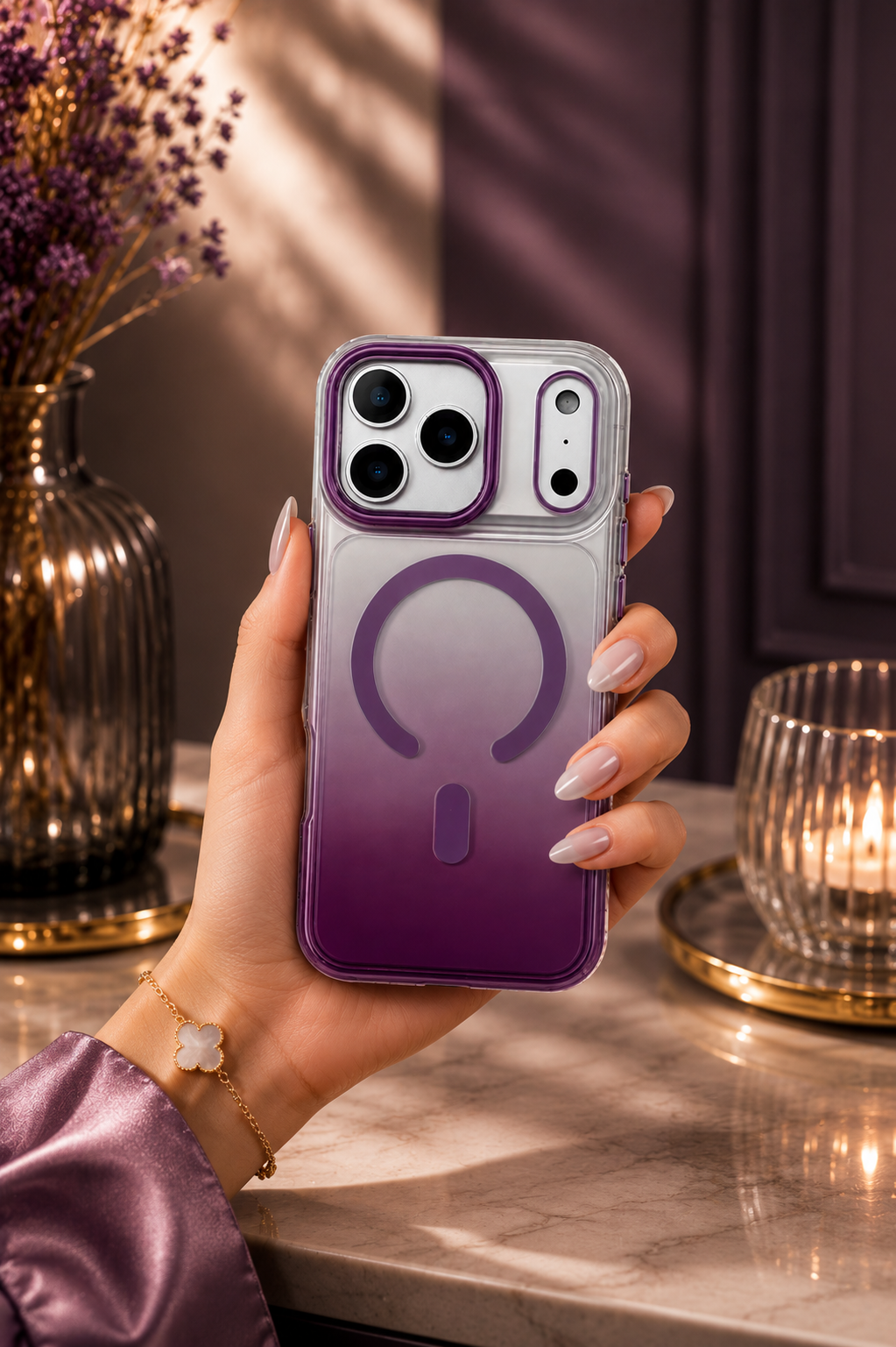 Santa Barbara Polo AUGUS Series Case For iPhone 17 Pro Max / 18 Pro Max (Purple)