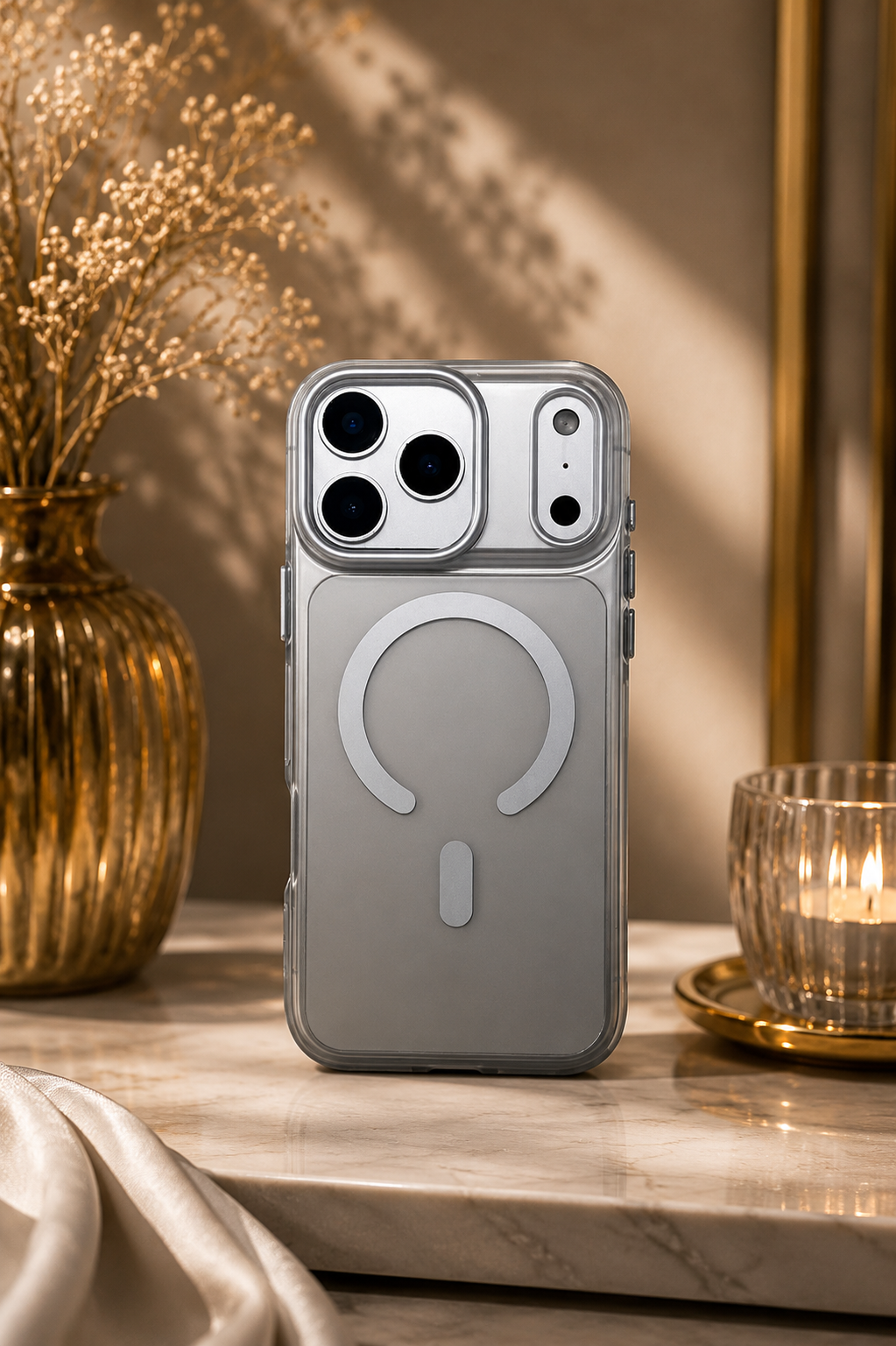 Santa Barbara Polo AUGUS Series Case For iPhone 17 Pro Max / 18 Pro Max (White)