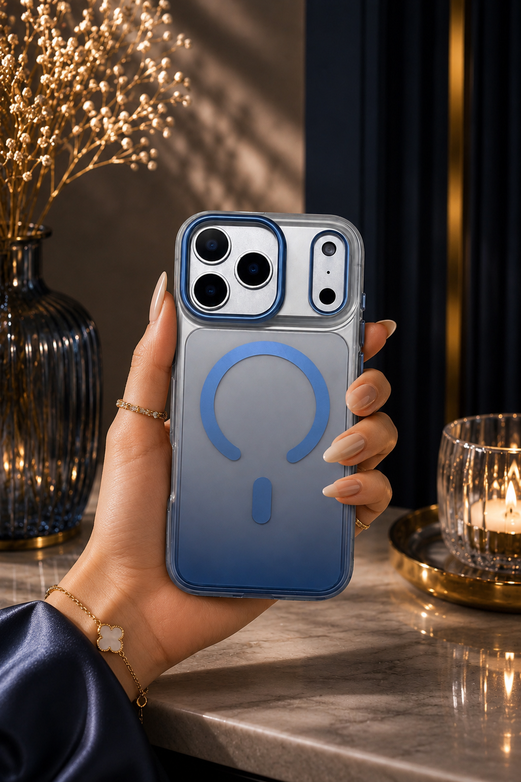 Santa Barbara Polo AUGUS Series Case For iPhone 17 Pro Max / 18 Pro Max (Blue)