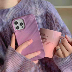 New Glossy Candy Wrinkle Textured iPhone Silicone Case