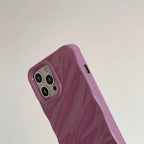 Protective Apple iPhone Back Cover - New Glossy Candy Wrinkle Textured iPhone Silicone Case - Style 5