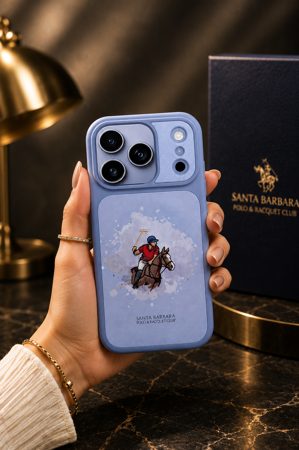 Santa Barbara Polo ICARUS Series Case For iPhone 17 Pro Max / 18 Pro Max (Blue)