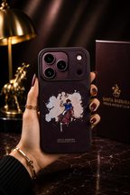 Santa Barbara Polo ICARUS Series Case for iPhone 17/18 Pro & Pro Max - iPhone 17 Pro Max / 18 Pro Max - Burgundy