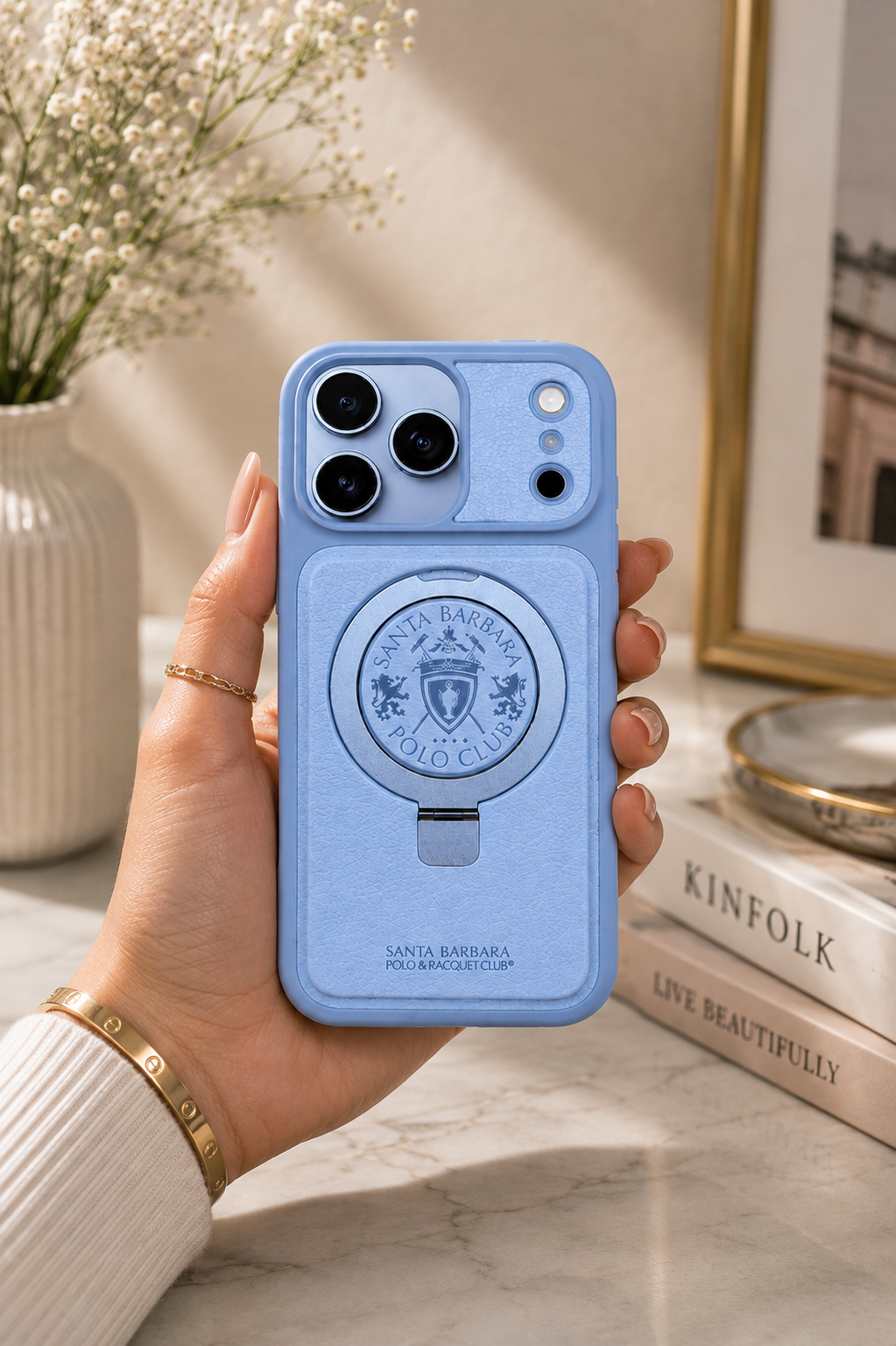 Santa Barbara Polo PRIMO Series Case For iPhone 17 Pro Max / 18 Pro Max (Blue)