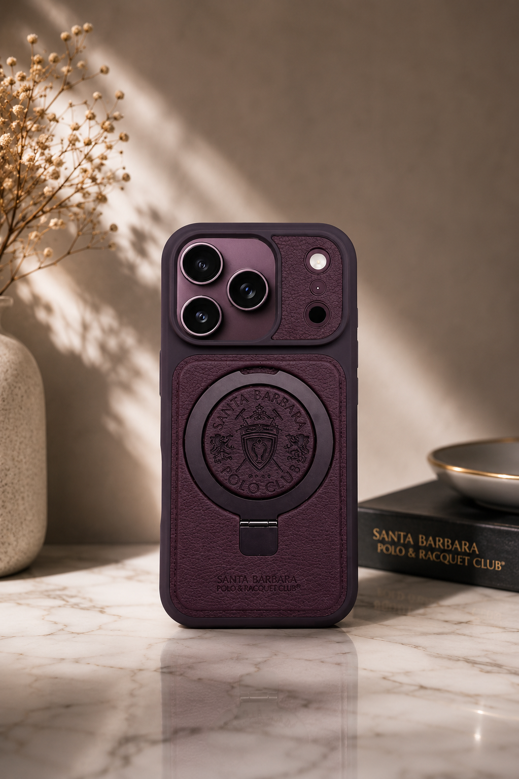 Santa Barbara Polo PRIMO Series Case For iPhone 17 Pro Max / 18 Pro Max (Purple)