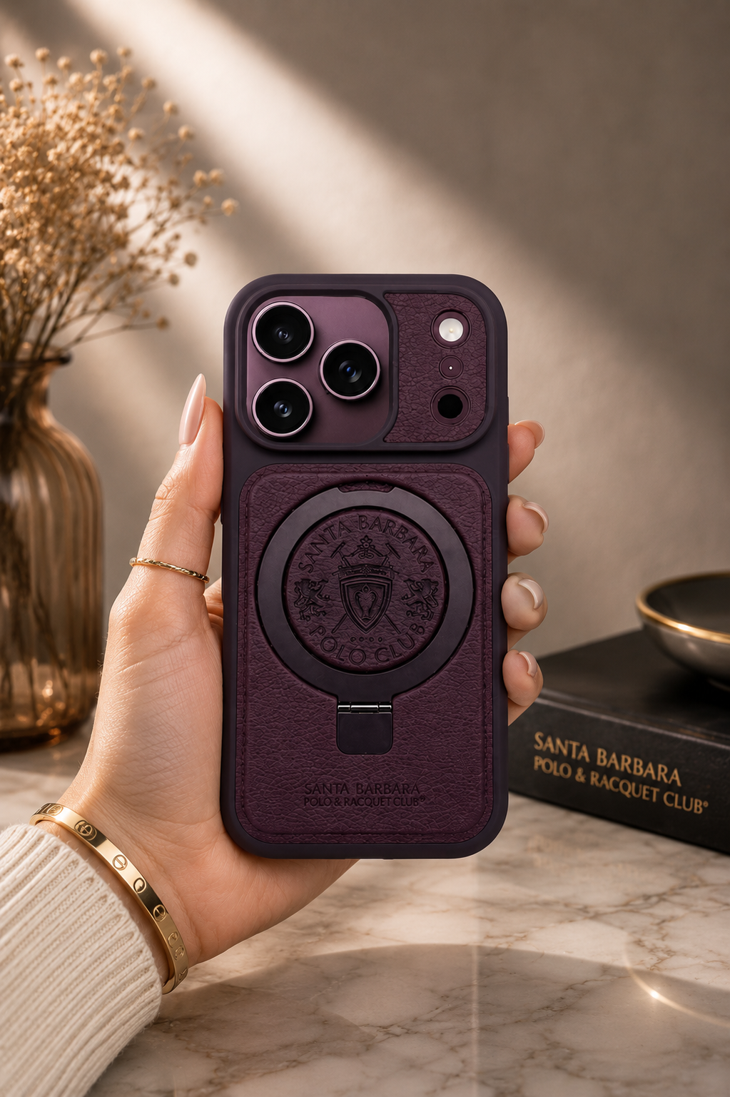 Santa Barbara Polo PRIMO Series Case For iPhone 17 Pro Max / 18 Pro Max (Purple)