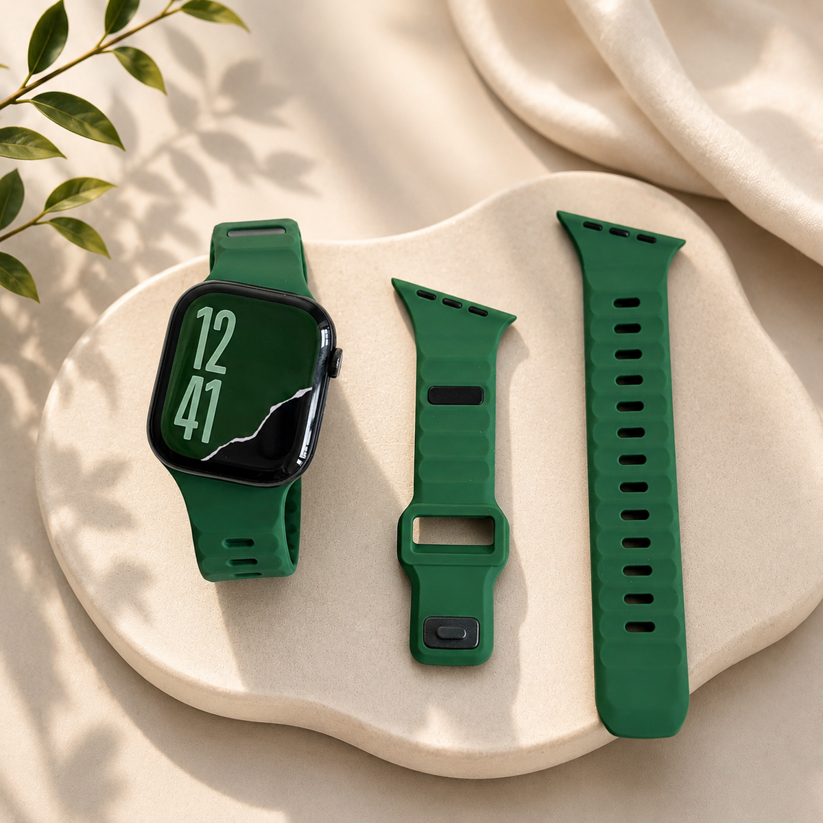 New Style Silicon Watch Band 44/45/46/49 mm (Green)