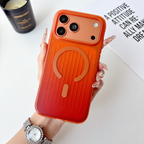 Dual Colour Matte Finish MagSafe Case for iPhone 17 Pro Max / 18 Pro Max (Orange)