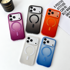 Dual Colour Matte Finish MagSafe Case for iPhone 17 Pro Max / 18 Pro Max (Silver)