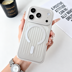 Dual Colour Matte Finish MagSafe Case for iPhone 17 Pro Max / 18 Pro Max (Silver)