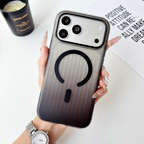 Dual Colour Matte Finish MagSafe Case for iPhone 17 Pro Max / 18 Pro Max (Black)