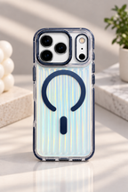 Glossy Aurora Reflection MagSafe Case for iPhone 17/18 Pro & Pro Max - iPhone 17 Pro Max / 18 Pro Max - Dark Grey