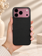 Plain PU Leather Case for iPhone 17/18 Pro & Pro Max - iPhone 17 Pro / 18 Pro - Black