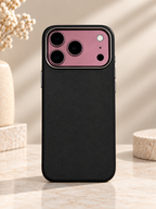 Plain PU Leather Case for iPhone 17/18 Pro & Pro Max - iPhone 17 Pro / 18 Pro - Black