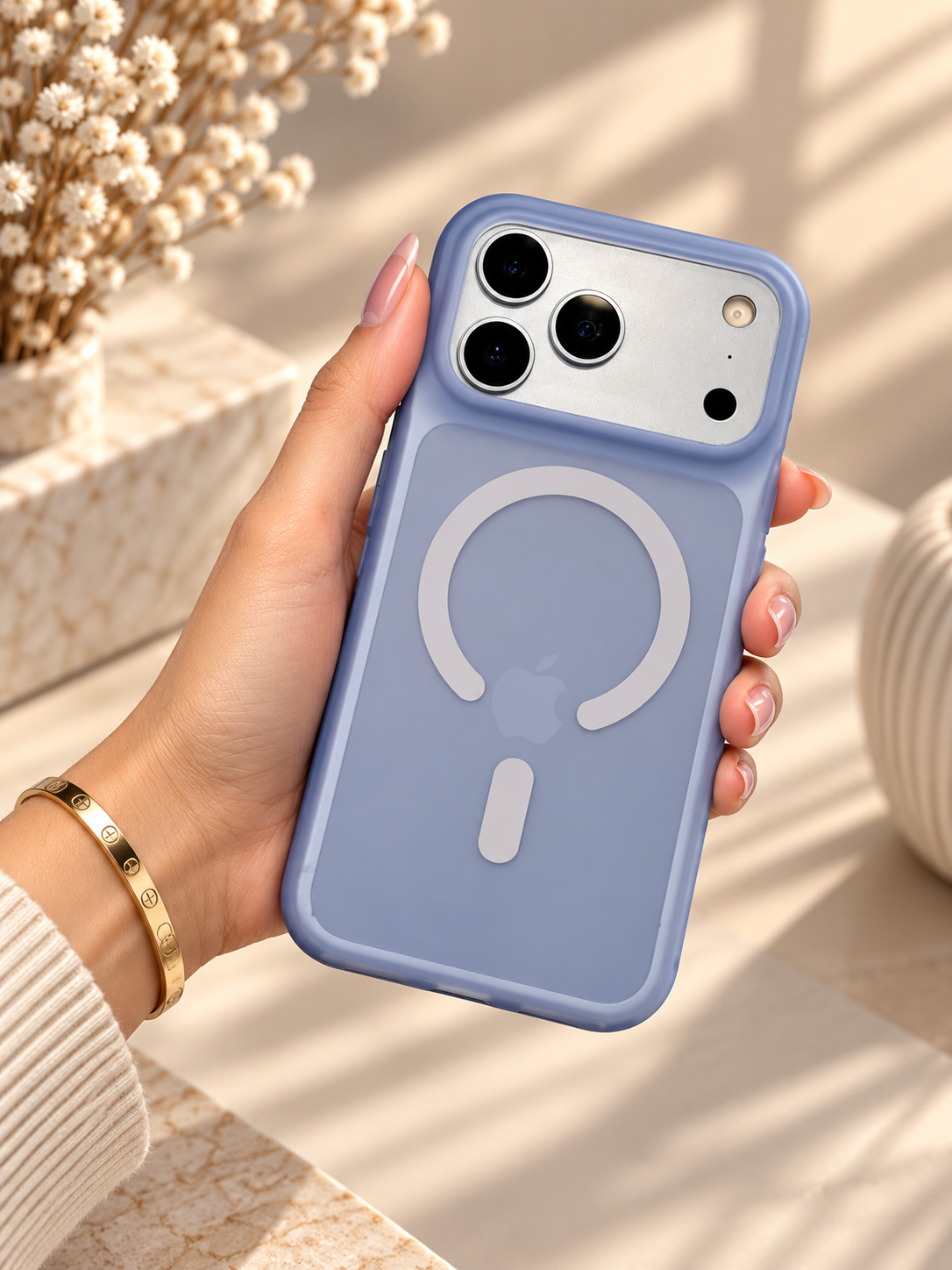 Benks Lucid Armor Magnetic Case for iPhone 17/18 Pro & Pro Max - iPhone 17 Pro Max / 18 Pro Max - Glacier Blue