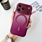 Dual Colour Matte Finish MagSafe Case for iPhone 17/18 Pro & Pro Max - iPhone 17 Pro Max / 18 Pro Max - Burgundy