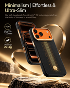Raptic Aramid Dual Fortune Case for iPhone 17/18 Pro & Pro Max - iPhone 17 Pro Max / 18 Pro Max - Black
