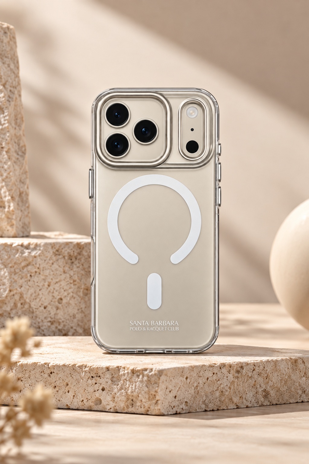 Santa Barbara Polo AUGUS Series Case for iPhone 17/18 Pro & Pro Max - iPhone 17 Pro Max / 18 Pro Max - Grey