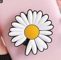 Custom Slim Daisy Floral Soft Cases With 3D Phone Holder Mobile Case by CoverMeUp - Style 3