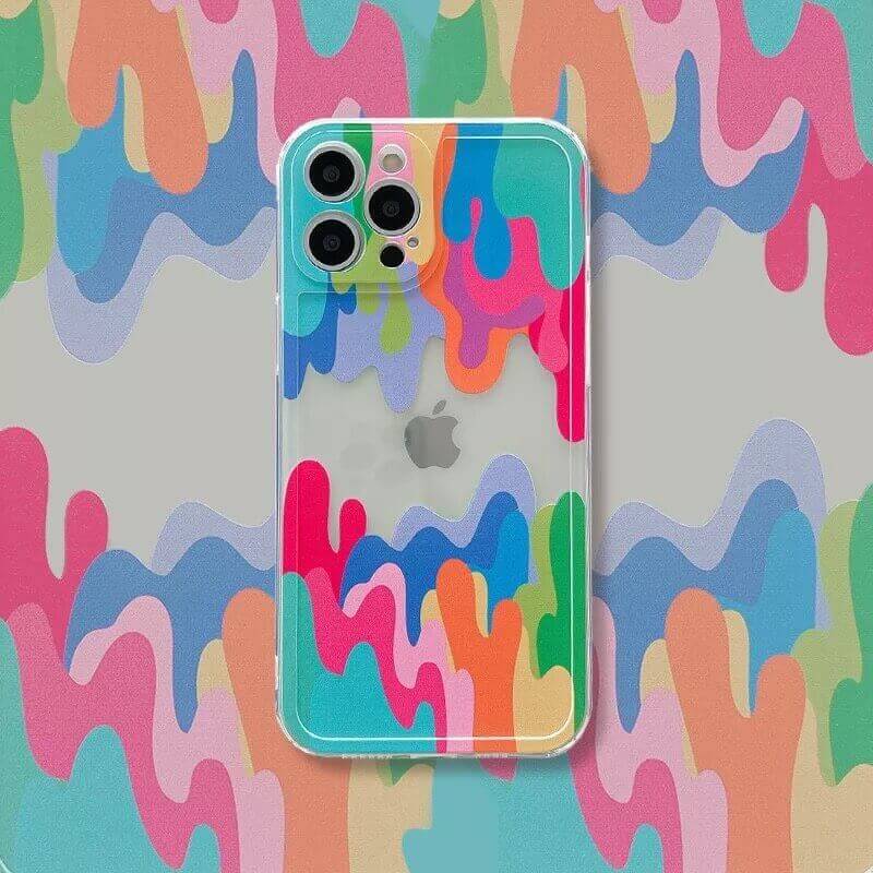 Graffiti Rainbow Classy Soft Case Mobile Case by CoverMeUp - Style 4