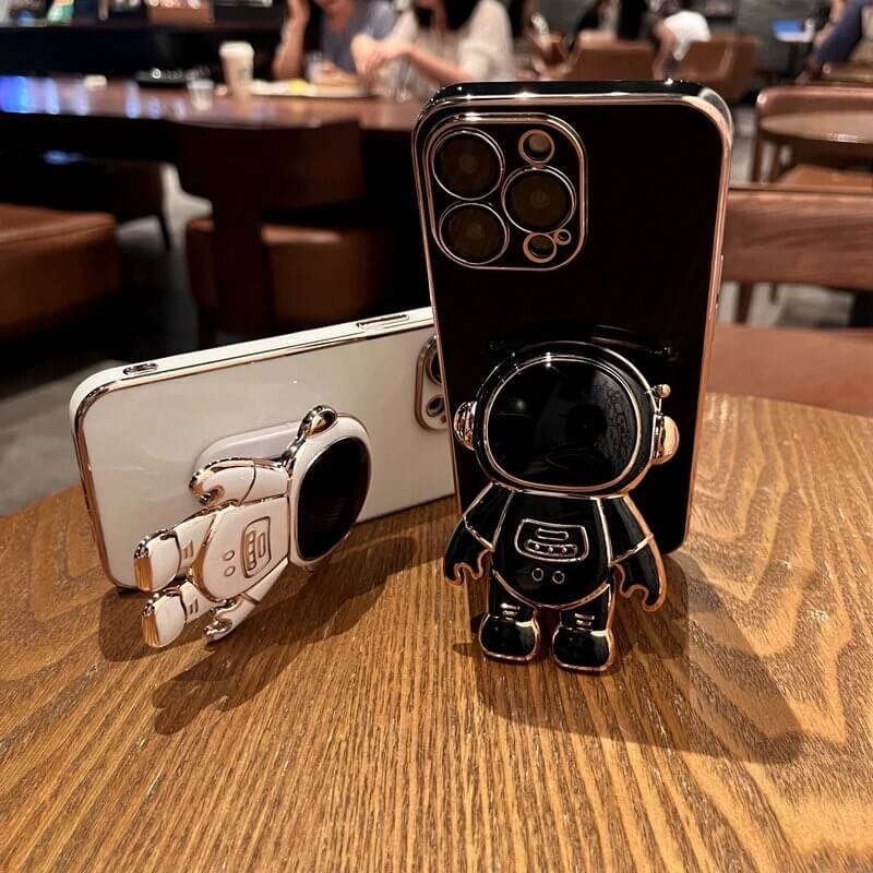 Astronaut Luxury 3D Phone Holder Soft Cases Mobile Case by CoverMeUp