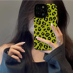 Yellow Leopard Stripe Textured Style Soft Cases Mobile Case by CoverMeUp - Style 3