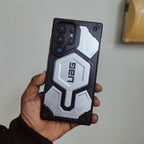 Samsung Galaxy S25 Ultra UAG Monarch Pro Carbon Protective Case with MagSafe - Silver Mobile Case by CoverMeUp - Style 3