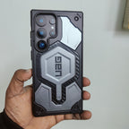 Samsung Galaxy S25 Ultra UAG Monarch Pro Carbon Protective Case with MagSafe - Gray Mobile Case by CoverMeUp - Style 2