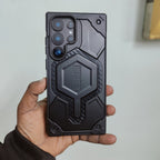 Samsung Galaxy S25 Ultra UAG Monarch Pro Carbon Protective Case with MagSafe - Black Mobile Case by CoverMeUp - Style 7