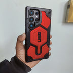 Samsung Galaxy S25 Ultra UAG Monarch Pro Kevlar Protective Case with MagSafe - Red Mobile Case by CoverMeUp - Style 2