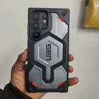 Samsung Galaxy S25 Ultra UAG Monarch Pro Kevlar Protective Case with MagSafe - Gray Mobile Case by CoverMeUp - Style 2