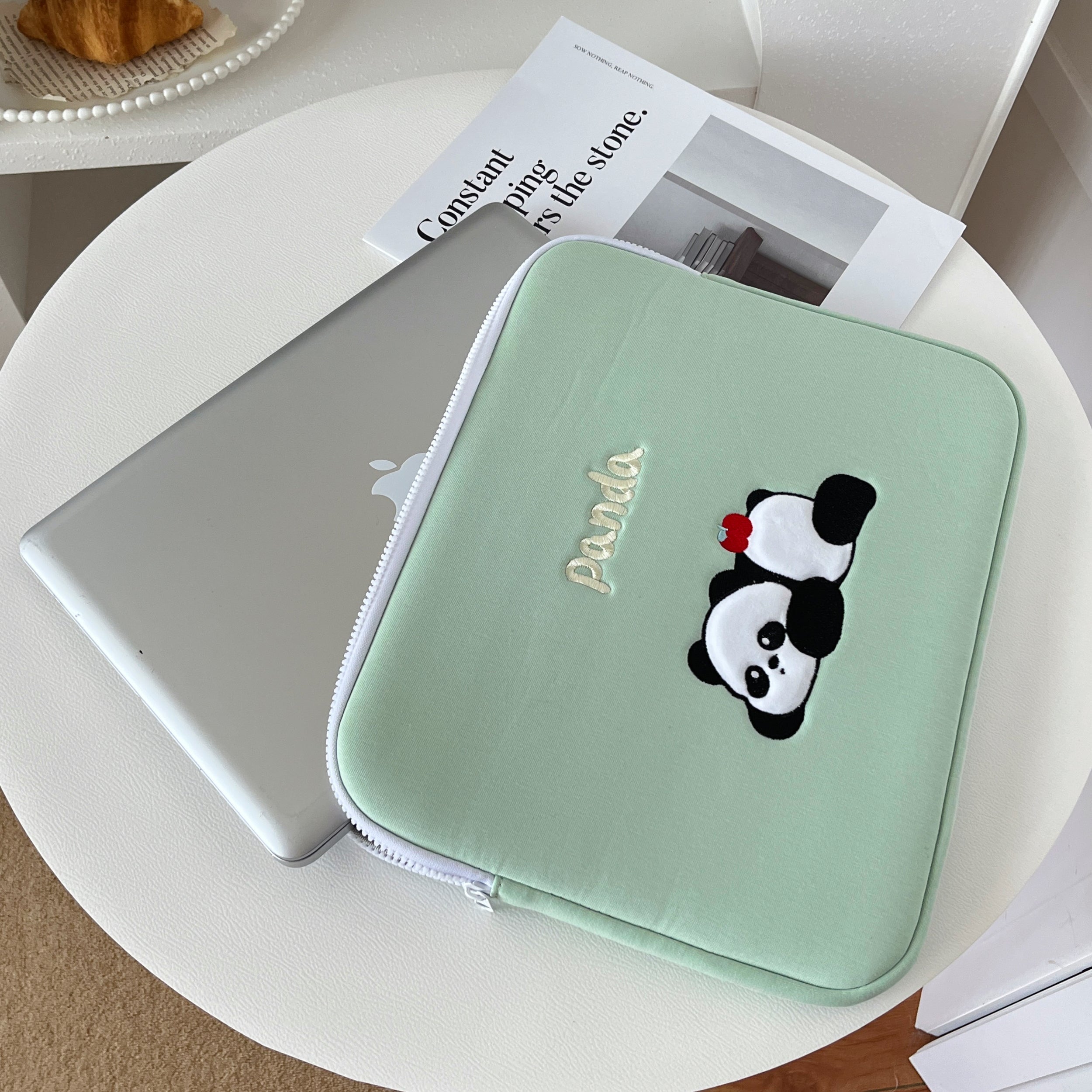 Cute Panda Cushion Soft Sleeve for 13 inches & 14 inches Universal Size