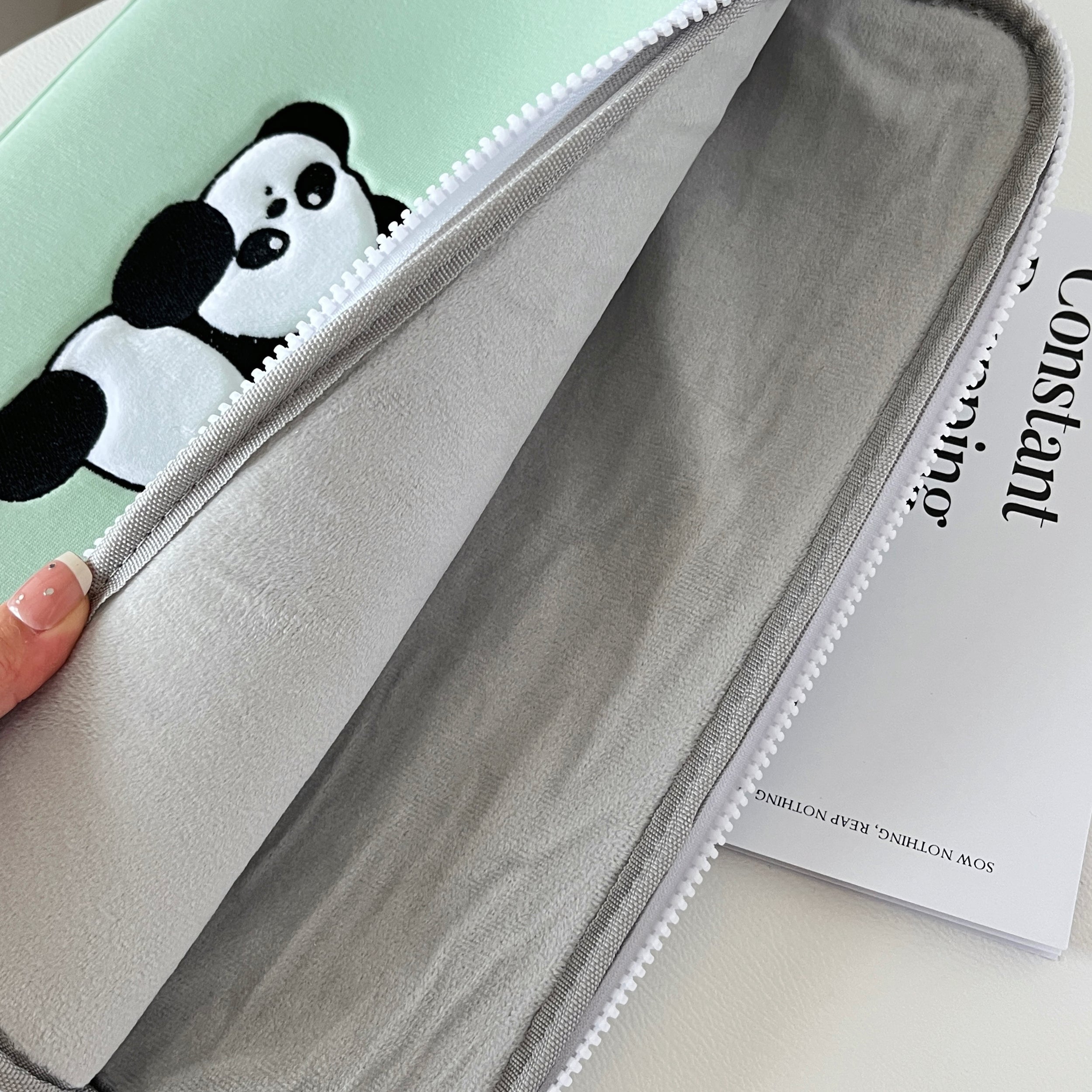 Cute Panda Cushion Soft Sleeve for 13 inches & 14 inches Universal Size