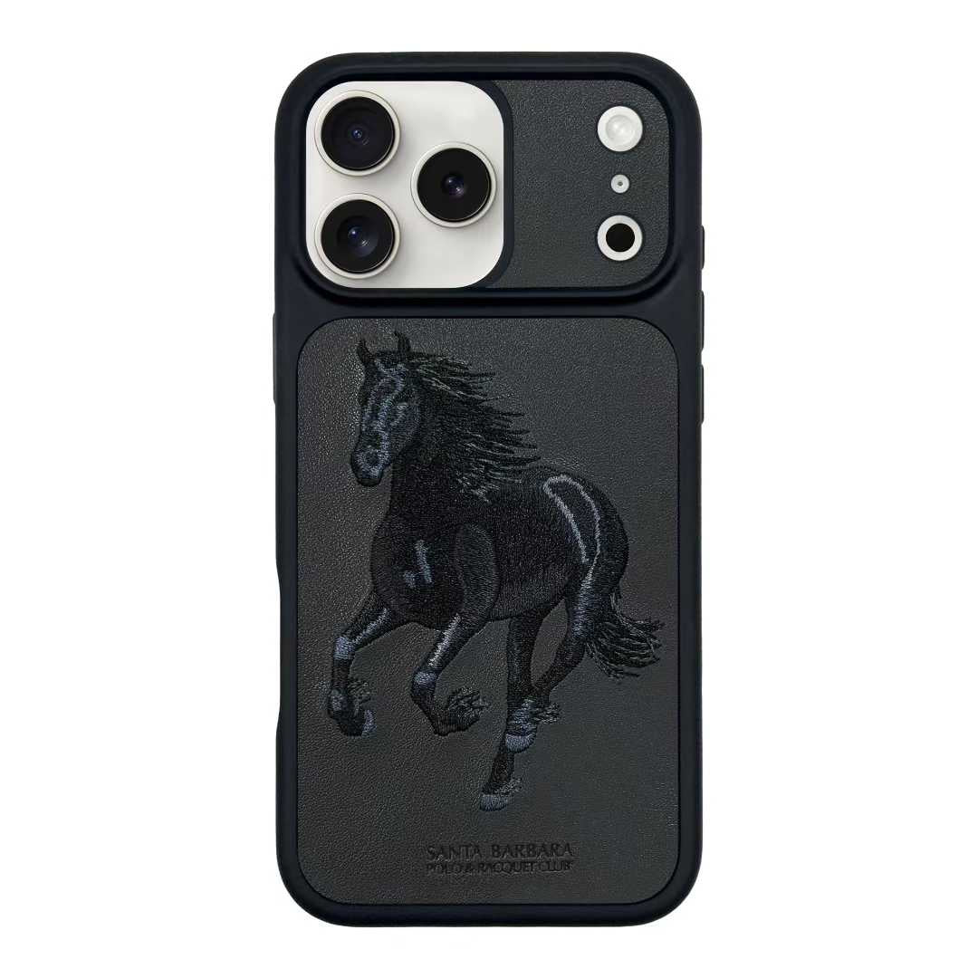 Santa Barbara Polo Raquet Club BORRIS Series for iPhone 17 Pro Max / 18 Pro Max (Black)