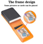 Premium Leather Wallet Wireless Charging Samsung Z Flip Case Mobile Case by CoverMeUp - Style 8