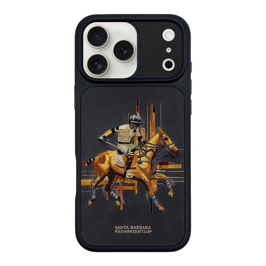 Santa Barbara Polo Raquet Club CEDRIC Series for iPhone 17 Pro (Black)