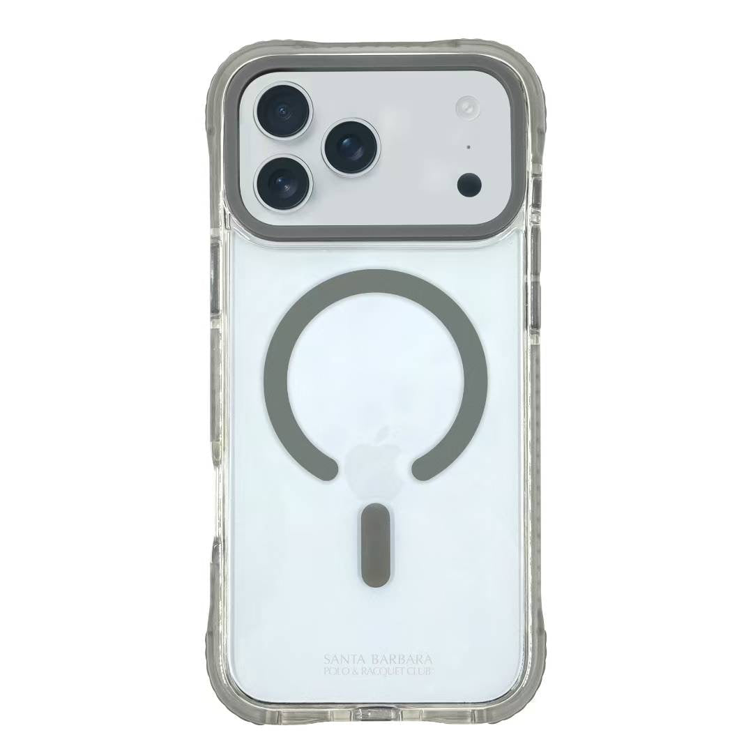 Santa Barbara Polo Raquet Club REBECCA Series for iPhone 17 Pro Max / 18 Pro Max (Dark Grey)