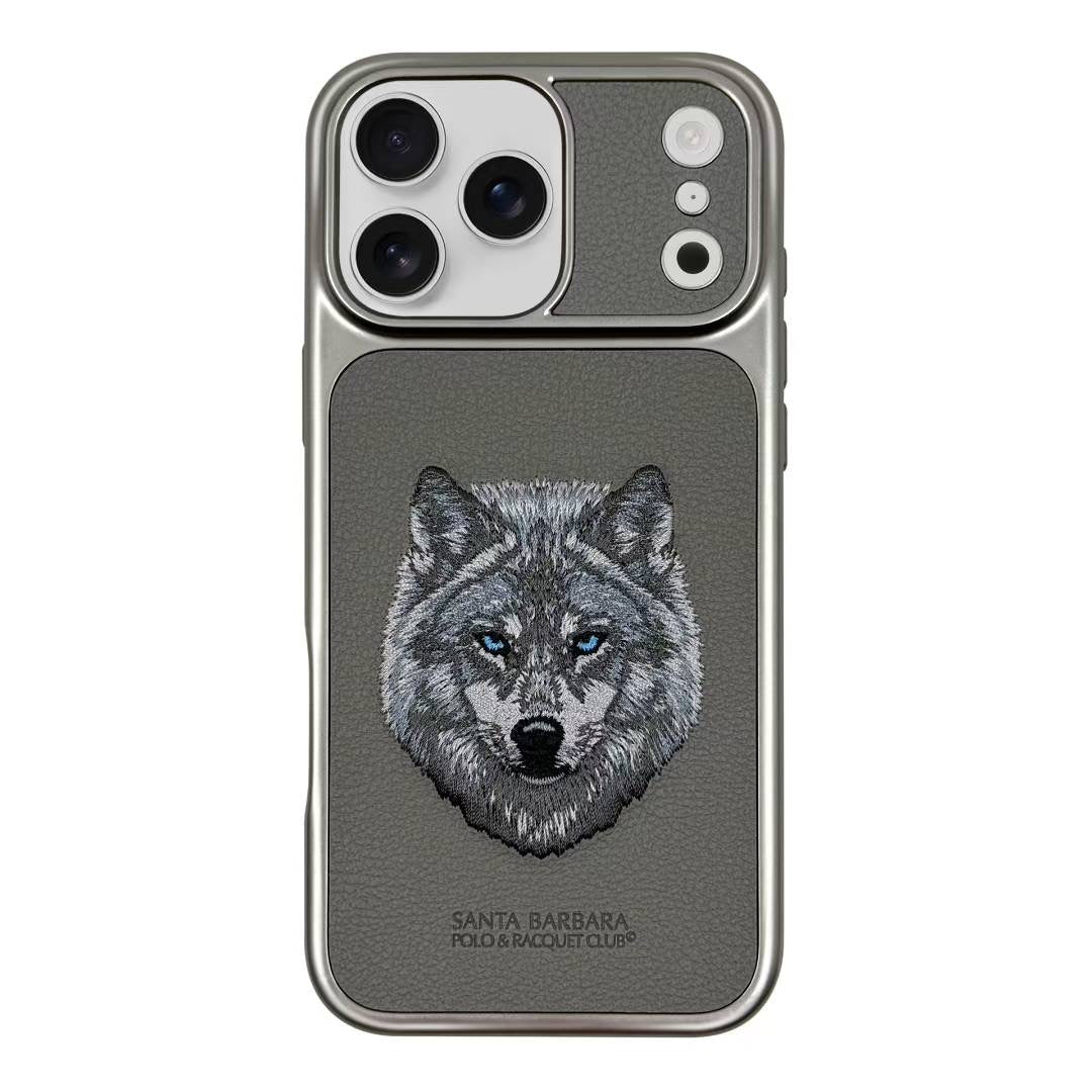 Protective Apple iPhone Back Cover - Santa Barbara Polo Raquet Club SAVANNA Series for iPhone 17 Pro (Grey)