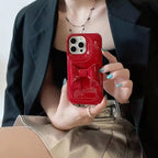 Protective Apple iPhone Back Cover - 3D Aesthetic Bow Soap iPhone Hybrid Silicone Case - Style 7