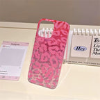 Protective Apple iPhone Back Cover - Leopard Shaded Glitter Glossy iPhone Pre-Order Case - Style 4